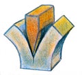 Wedge splitting cube