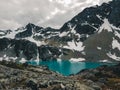 Wedgemount Lake, British Columbia, Canada Royalty Free Stock Photo