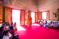 Buddhist people in the merit in the Buddhist Churches