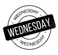 Wednesday rubber stamp