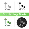 Weed puller icon Royalty Free Stock Photo