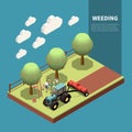 Weeding Isometric Composition