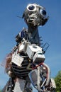 Weee Man Electrical Waste Sculpture Royalty Free Stock Photo