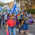 Week 21 of anti-government protest in Haifa