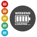 Weekend Coming - Design Concept, weekend loading