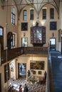 Entrance hall in Loppem Castle Bruges