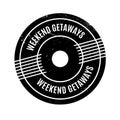 Weekend Getaways rubber stamp