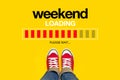 Weekend Loading Concept Royalty Free Stock Photo
