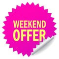 Weekend offer star note paper