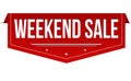 Weekend sale banner design