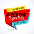 Weekend Super Sale banner