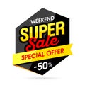Weekend Super Sale banner