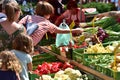 Weekly green market in Gmunden