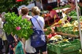 Weekly green market in Gmunden