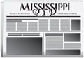 Weekly newspaper Mississippi