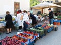 Weekly Outdoor Greek Fresh Fruit and Vegetable Market, Galaxidi, Greece