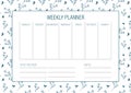 Weekly Planer Template