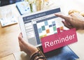 Weekly Schedule Reminder Activities Planner Concept Royalty Free Stock Photo