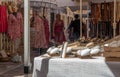 Weekly street market in Santanyi Royalty Free Stock Photo