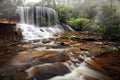 Weeping rock waterfall Royalty Free Stock Photo