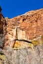 Weeping Rock Waterfall in Zion National Park Royalty Free Stock Photo