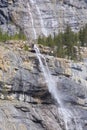 Weeping wall waterfall Royalty Free Stock Photo