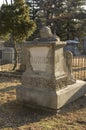 Weeping woman grave marker Royalty Free Stock Photo