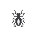 Weevil pests vector icon Royalty Free Stock Photo