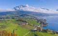 Weggis. Switzerland aerial