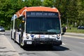 WEGO Bus at Clifton Hill in Niagara Falls, Ontario, in Canada Royalty Free Stock Photo