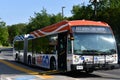 WEGO Bus at Clifton Hill in Niagara Falls, Ontario, in Canada Royalty Free Stock Photo