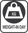 Weigh-In Day, weight loss journey icon