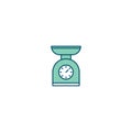 Weighing scale icon. Vector illustration decorative design