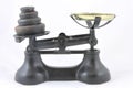 Weighing scales. Royalty Free Stock Photo