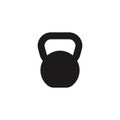 Weight kettle sport equipment icon Royalty Free Stock Photo