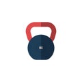 Weight kettle sport equipment icon