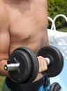 Weight lifting Royalty Free Stock Photo