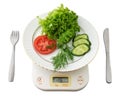 Weight loss comuter concept Royalty Free Stock Photo