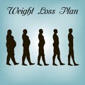 Weight loss concept Royalty Free Stock Photo