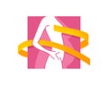 Weight loss diet program icon concept