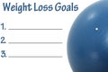 Weight Loss Goals List