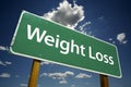 Weight Loss - Road Sign. Royalty Free Stock Photo