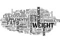 Are Weight Loss Supplements Worth Itword Cloud