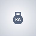 Weight, Mass , vector best flat icon