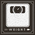 weight measure design Royalty Free Stock Photo