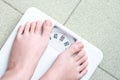 Weight scale Royalty Free Stock Photo