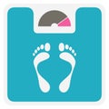 Weight scale icon