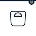 Weight Scale icon collection outlined style