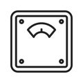Weight Scale icon image. Royalty Free Stock Photo