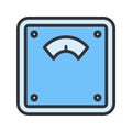 Weight Scale Icon Image. Royalty Free Stock Photo